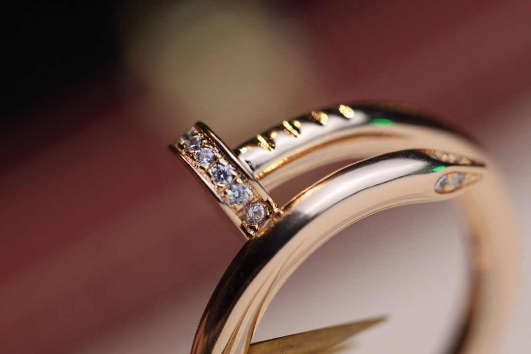 [Raffine]JUSTE RING 2.65MM PINK GOLD DIAMOND