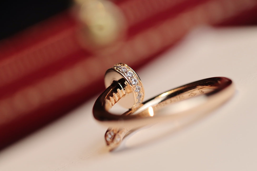 [Raffine]JUSTE RING 2.65MM PINK GOLD DIAMOND