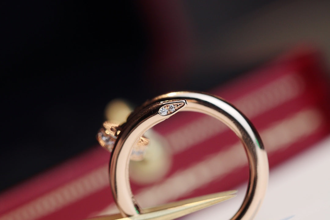 [Raffine]JUSTE RING 2.65MM PINK GOLD DIAMOND