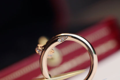 [Raffine]JUSTE RING 2.65MM PINK GOLD DIAMOND