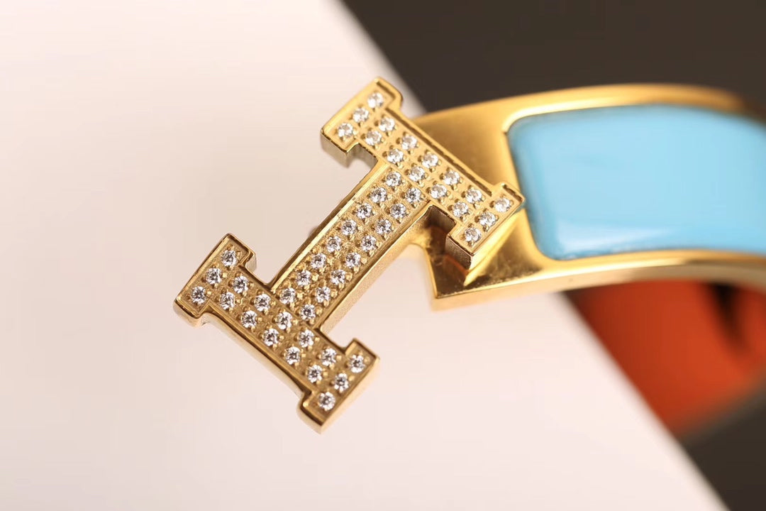 [Raffine]H CLOUD BLUE BRACELET GOLD DIAMOND