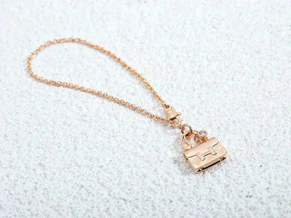 [Raffine]AMULETTE PEDANT ROSE GOLD NECKLACE