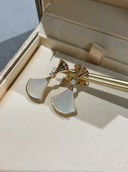 [Raffine]DREAM MOP 1 DIAMOND EARRINGS