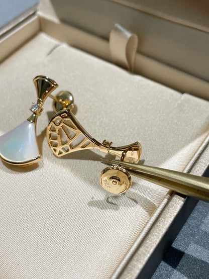 [Raffine]DREAM MOP 1 DIAMOND EARRINGS
