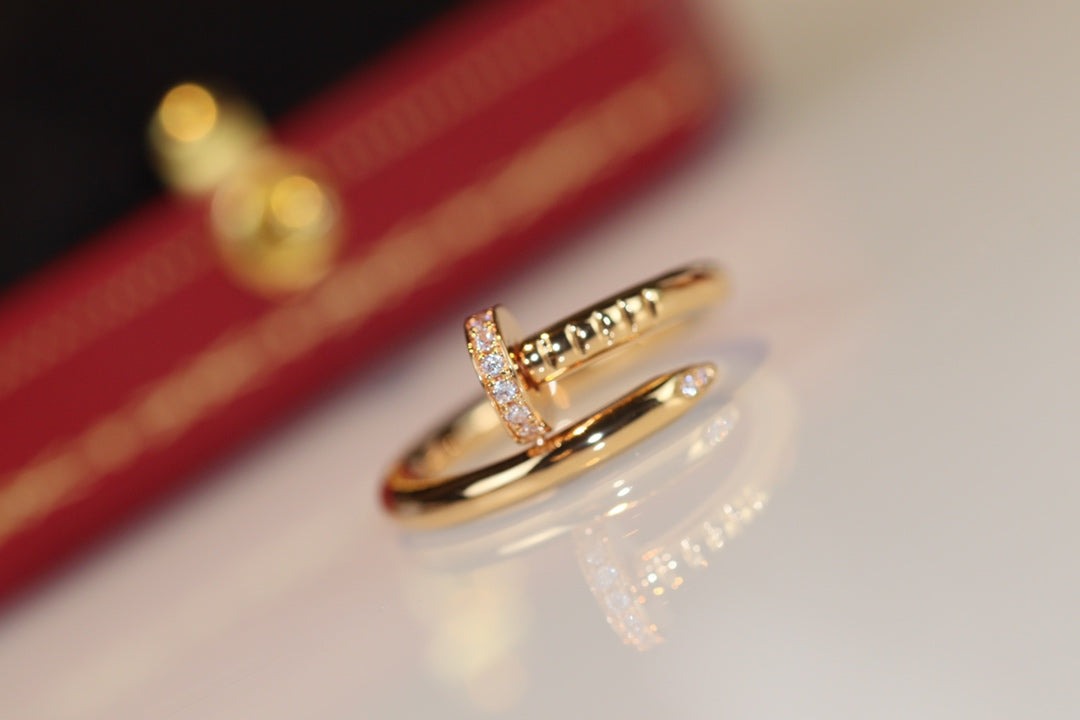 [Raffine]ANILLO JUSTE 2.65MM ORO DIAMANTE