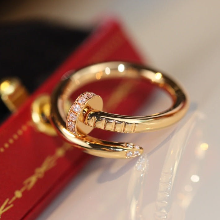[Raffine]ANILLO JUSTE 2.65MM ORO DIAMANTE