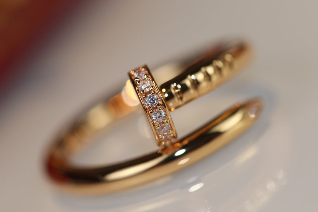 [Raffine]ANILLO JUSTE 2.65MM ORO DIAMANTE