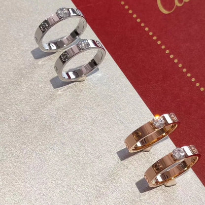 [Raffine] ANILLO DE AMOR 3.6MM 1 DIAMANTE GRANDE