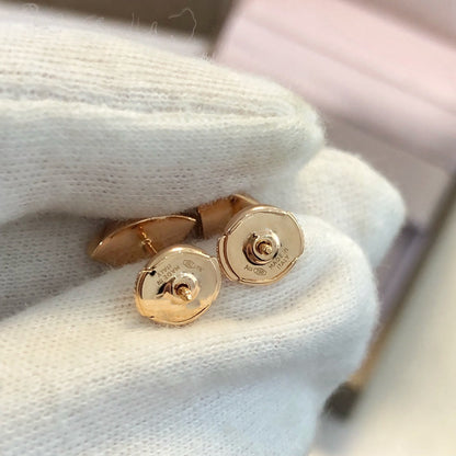 [Raffine]DREAM EARRINGS 3 MOTIFS ONYX MOP PINK GOLD