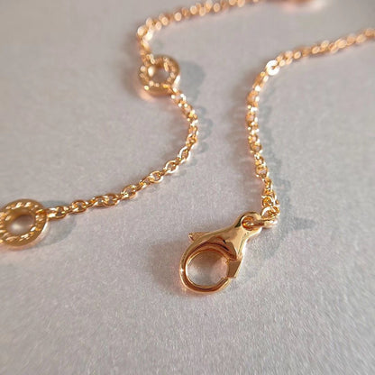 [Raffine]ZERO 1 NECKLACE PINK GOLD