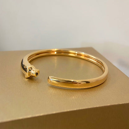 [Raffine]PANTHERE GOLD OPEN BRACELET