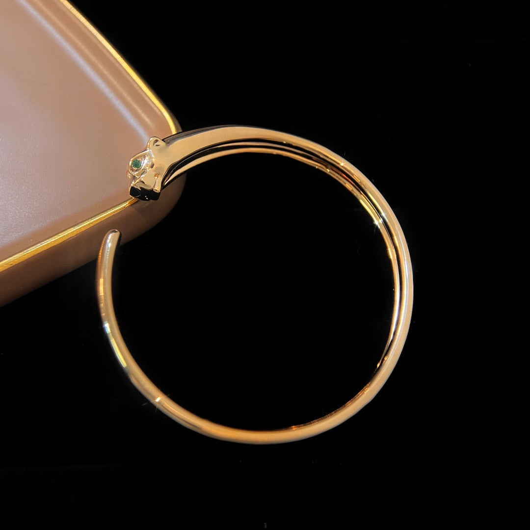 [Raffine]PANTHERE GOLD OPEN BRACELET
