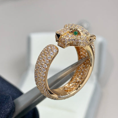 [Raffine]PANTHERE PINK GOLD DIAMOND RING