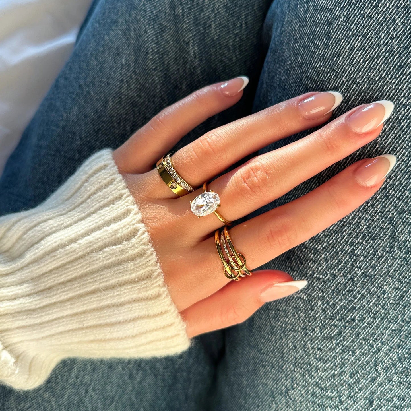 [Raffine]Dara Diamond Ring Stack