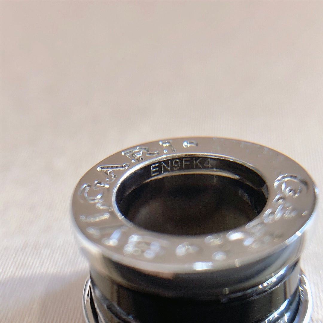 [Raffine]ZERO 1 BLACK CERAMIC SILVER NECKLACE