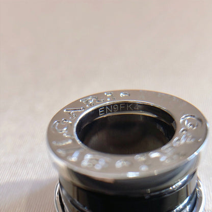 [Raffine]ZERO 1 BLACK CERAMIC SILVER NECKLACE