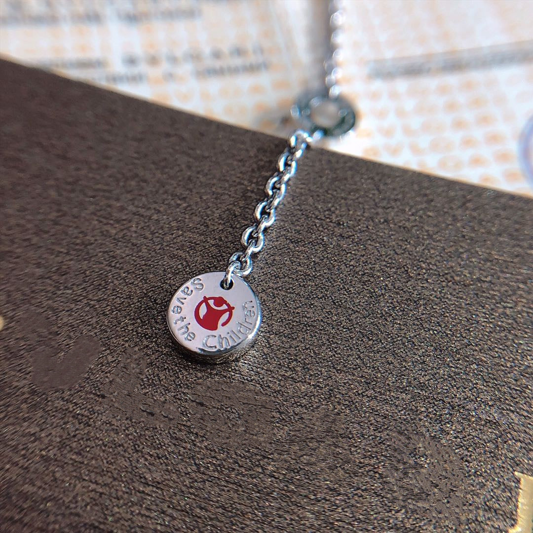 [Raffine]ZERO 1 BLACK CERAMIC SILVER NECKLACE