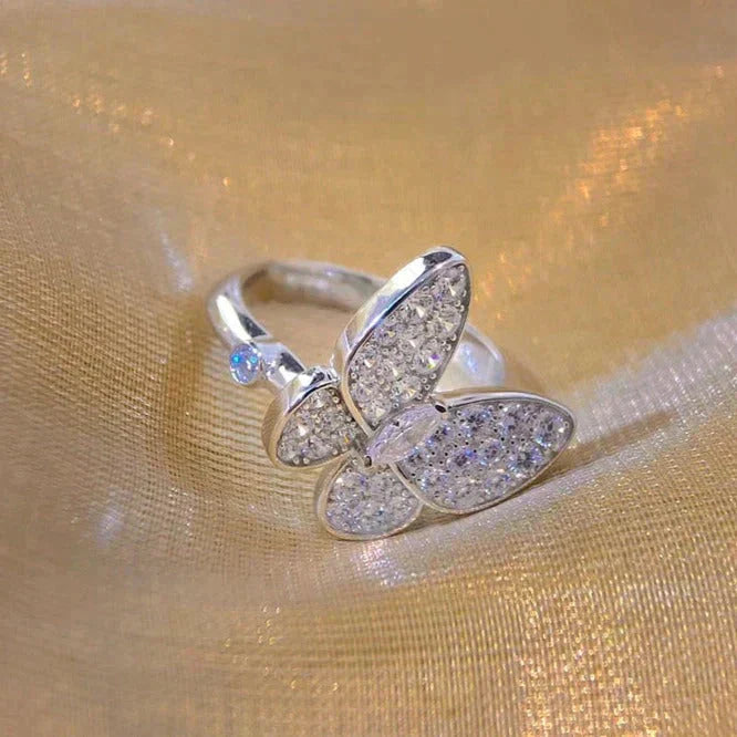 [Raffine]BUTTERFLY DIAMOND RING