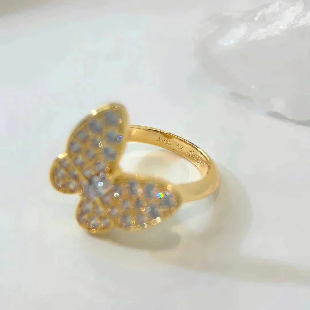 [Raffine]BUTTERFLY DIAMOND RING