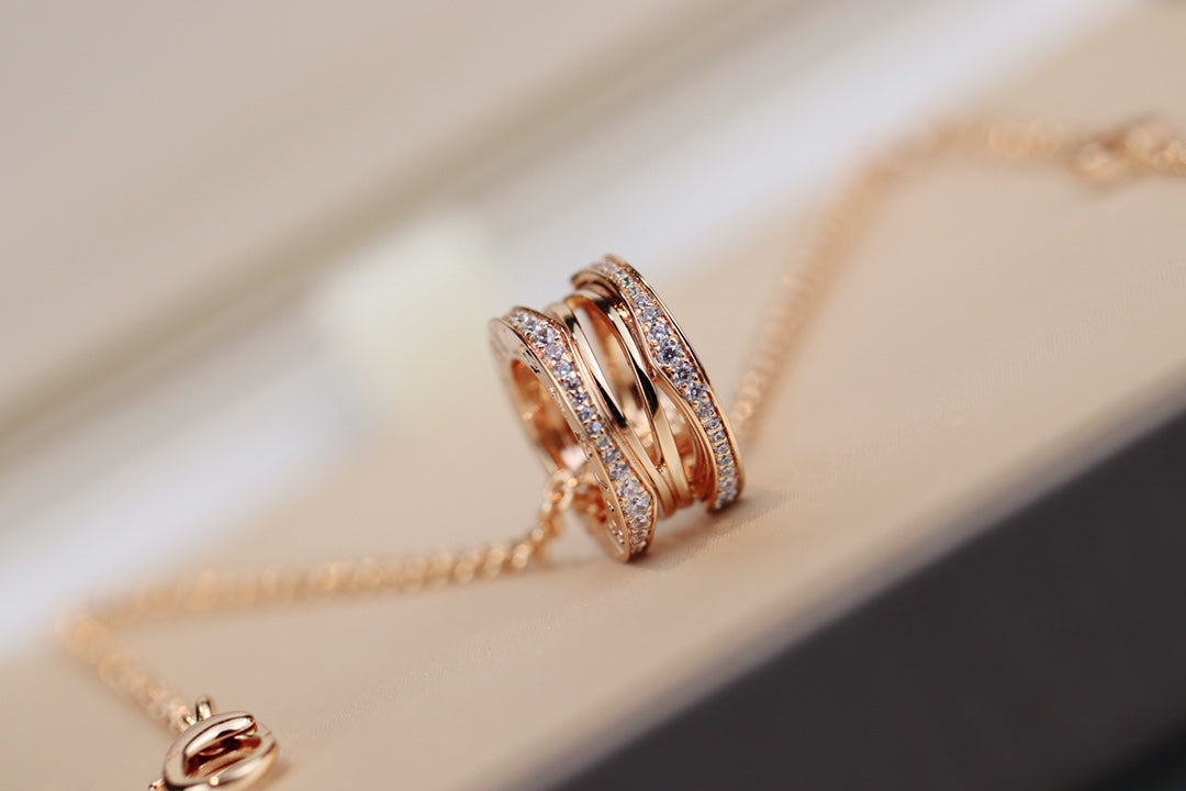 [Raffine]ZERO 1 PINK GOLD NECKLACE