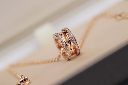 [Raffine]ZERO 1 PINK GOLD NECKLACE