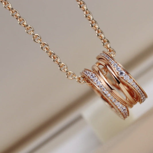 [Raffine]ZERO 1 PINK GOLD NECKLACE