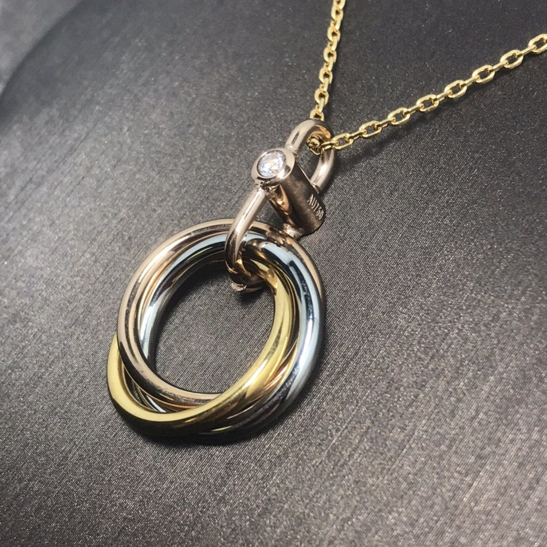 [Raffine]TRINITY  NECKLACE 1 DIAMOND