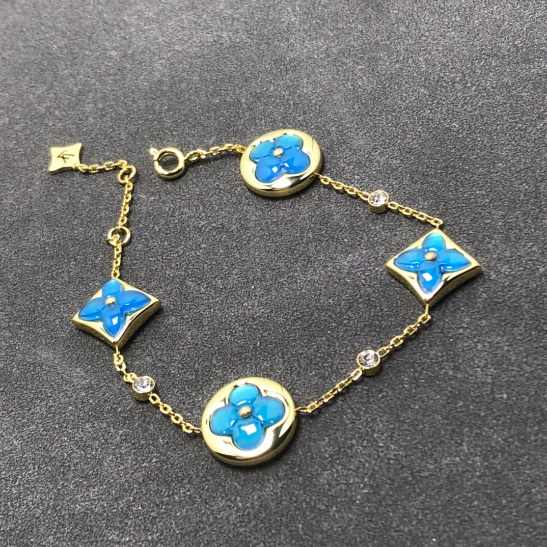 [Raffine]STAR AND SUN TURQUOISE 4 MOTIFS 3 DIAMONDS