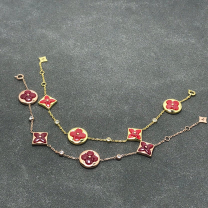 [Raffine]STAR AND SUN CARNELIAN 4 MOTIFS 3 DIAMONDS