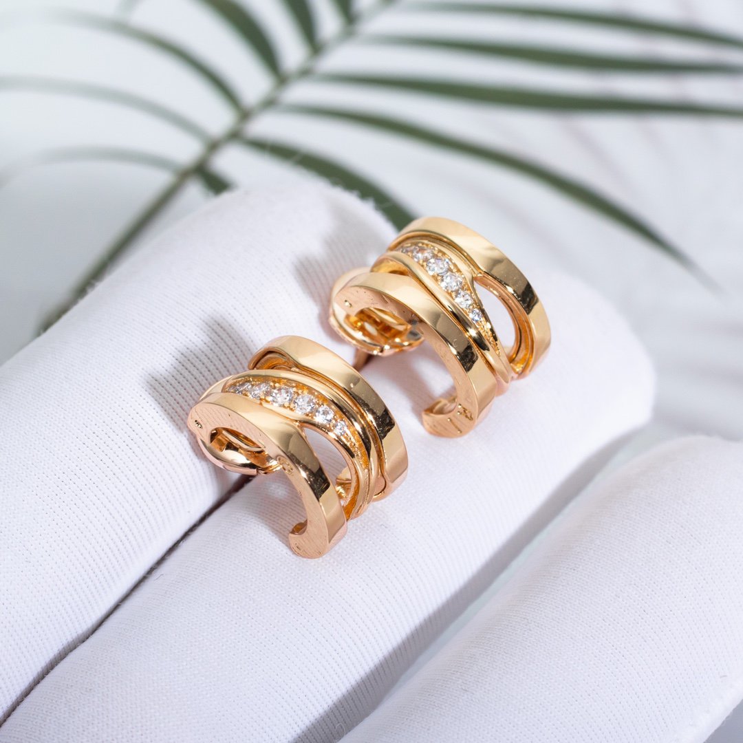 [Raffine]ZERO 1 PINK GOLD DIAMONDS EARRINGS