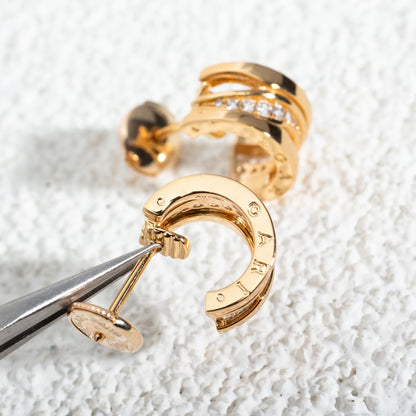 [Raffine]ZERO 1 PINK GOLD DIAMONDS EARRINGS