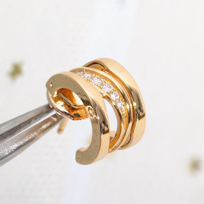 [Raffine]ZERO 1 PINK GOLD DIAMONDS EARRINGS