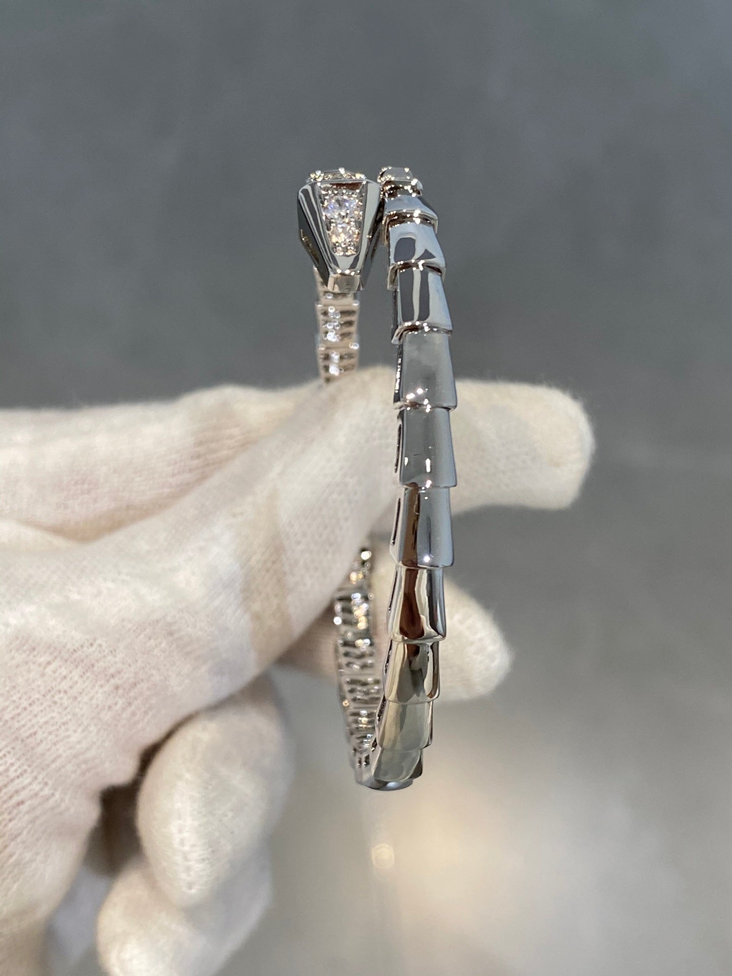 [Raffine]SERPENTI BRACELET DIAMONDS SILVER