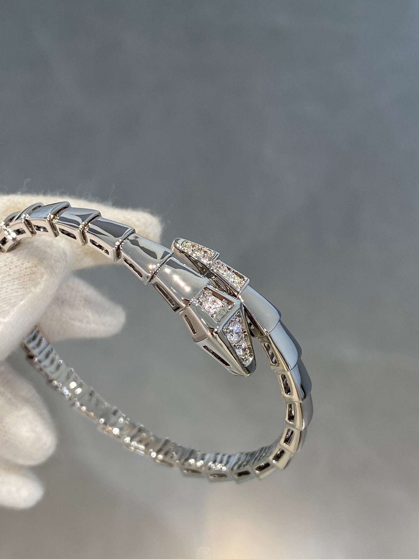 [Raffine]SERPENTI BRACELET DIAMONDS SILVER