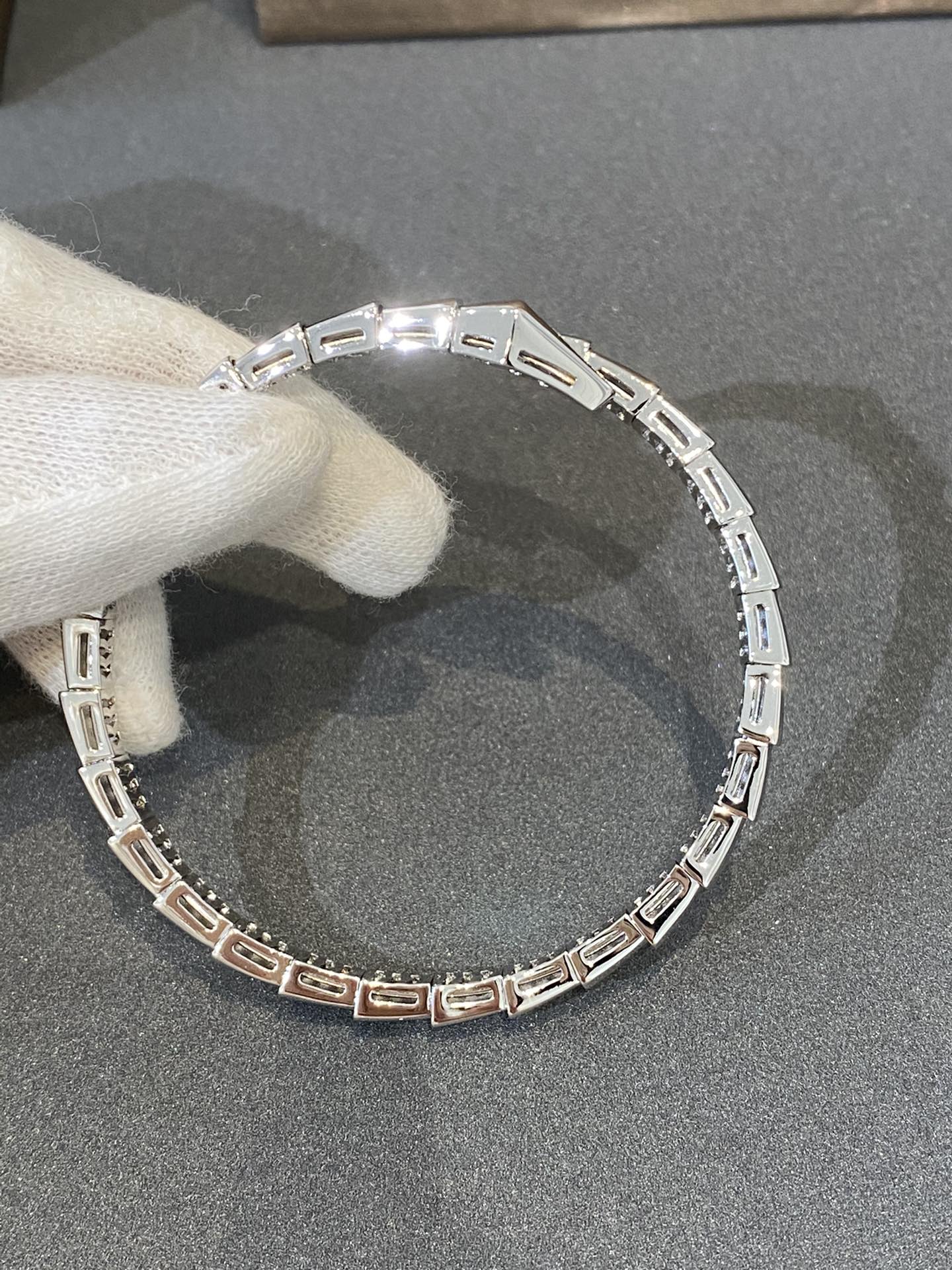 [Raffine]SERPENTI BRACELET DIAMONDS SILVER