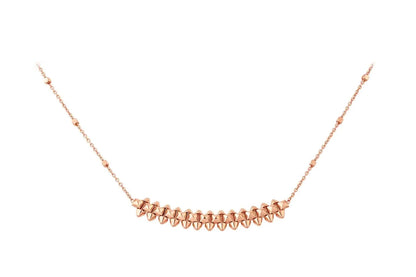 [Raffine]CLASH PINK GOLD NECKLACE
