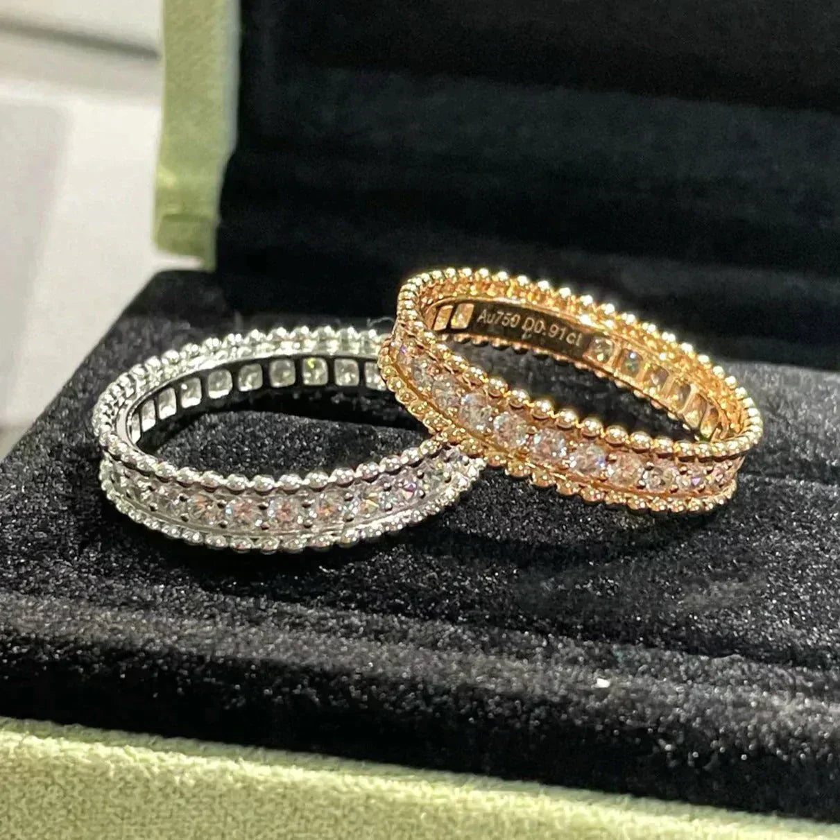 [Raffine]PERLEE DIAMOND ROSE GOLD RING