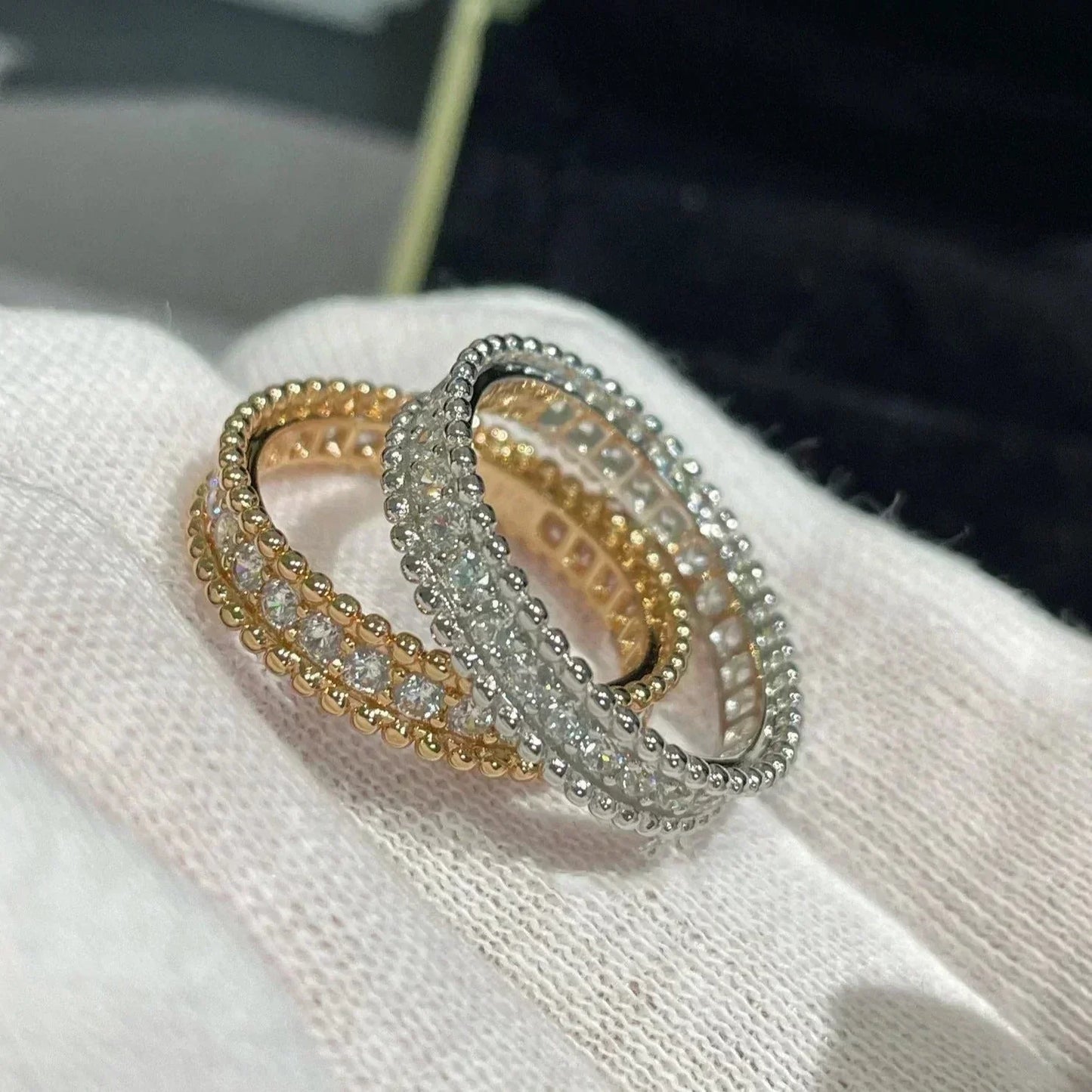 [Raffine]PERLEE DIAMOND ROSE GOLD RING