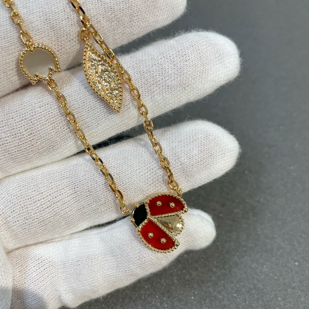[Raffine] COLLAR DE ORO CON 15 MOTIVOS DE LUCKY SPRING