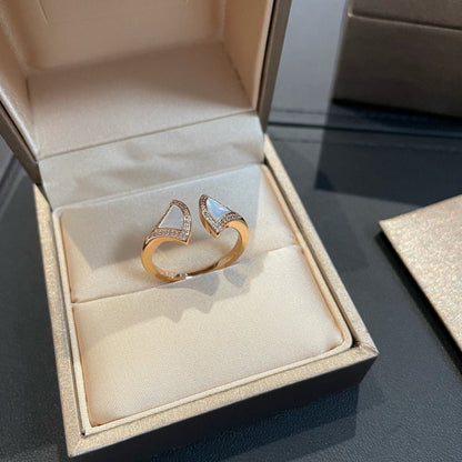 [Raffine]DREAM MOP DIAMOND OPEN RING