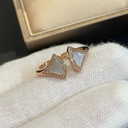 [Raffine]DREAM MOP DIAMOND OPEN RING