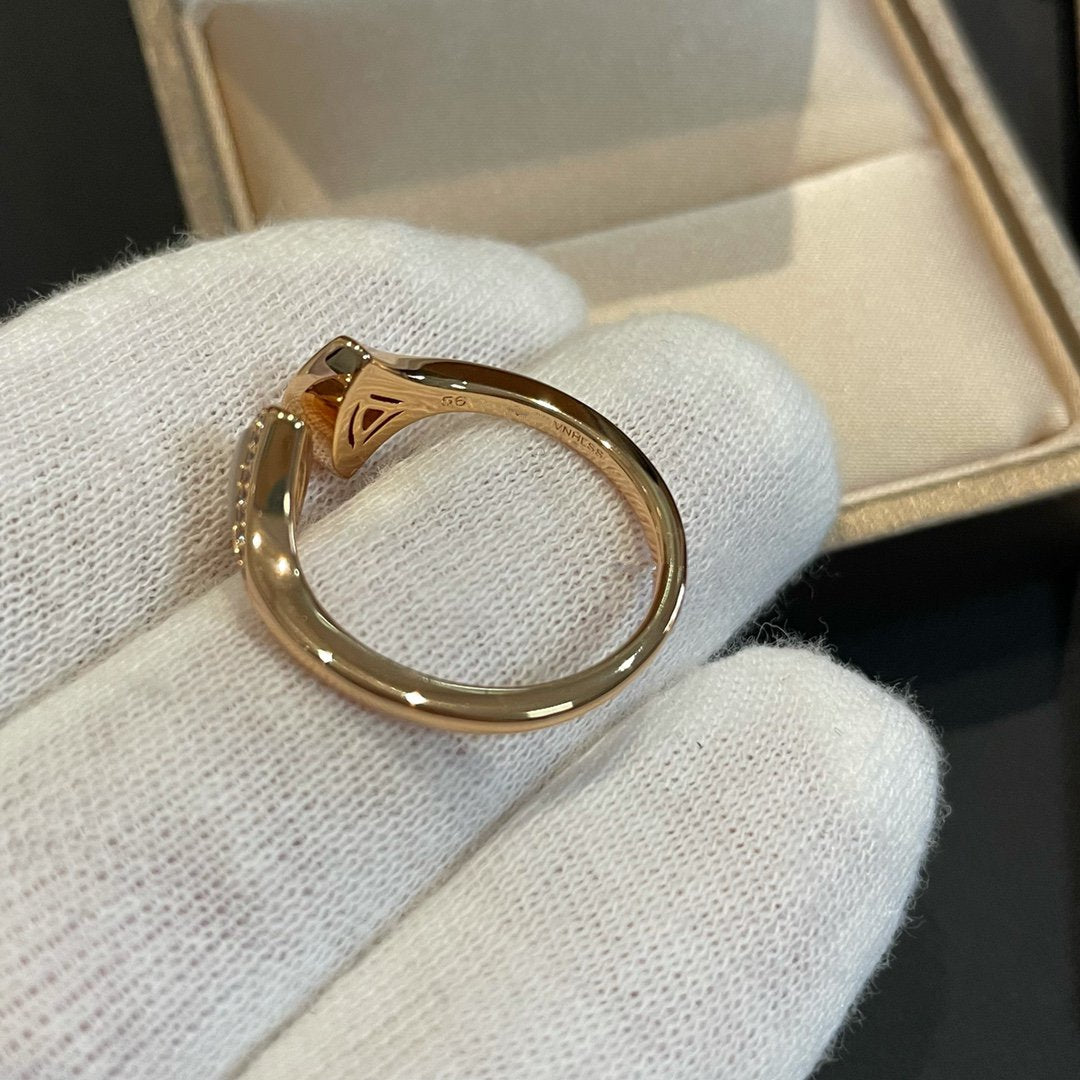 [Raffine]DREAM MOP DIAMOND OPEN RING