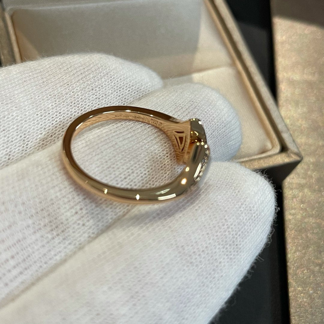 [Raffine]DREAM MOP DIAMOND OPEN RING