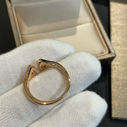 [Raffine]DREAM MOP DIAMOND OPEN RING