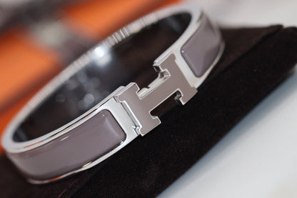 [Raffine]H BRACELET 12MM BROWN