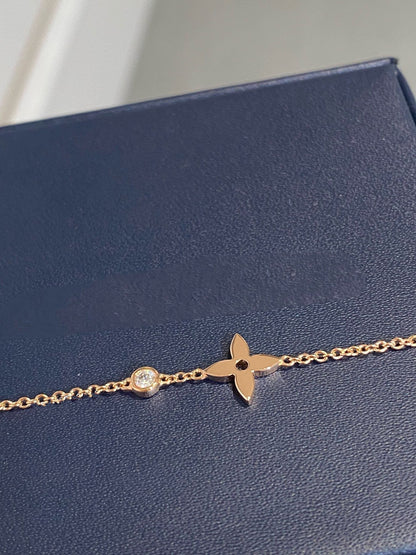 [Raffine]STAR DIAMOND PINK GOLD BRACELET
