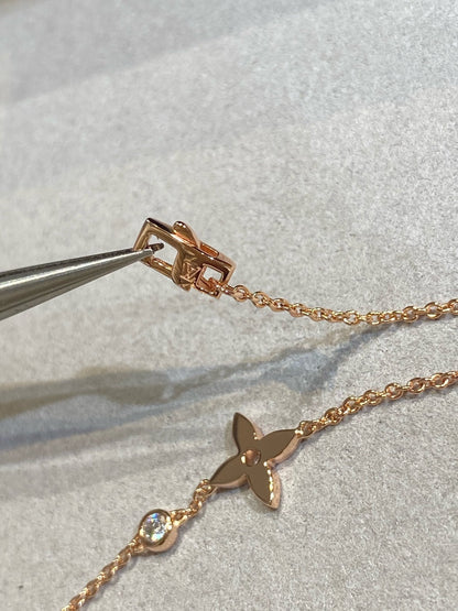 [Raffine]STAR DIAMOND PINK GOLD BRACELET