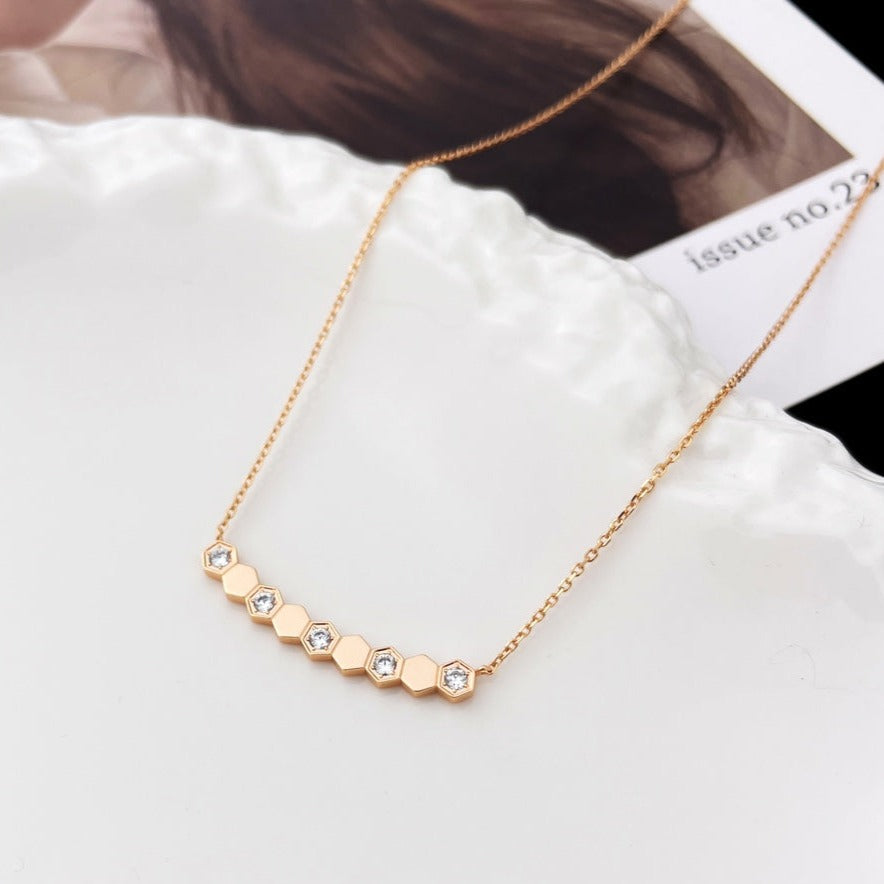 [Raffine]BEE MY LOVE DIAMOND NECKLACE