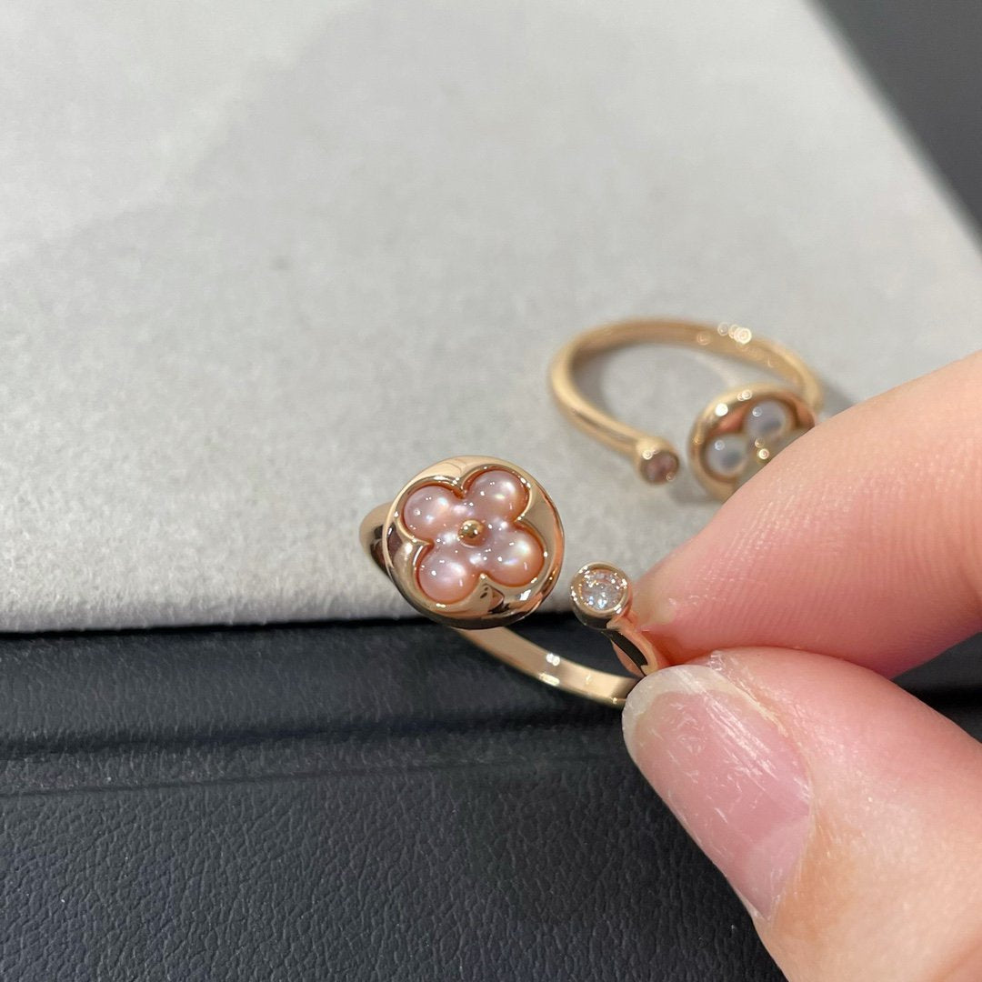 [Raffine]SUN 1 DIAMOND PINK MOP RING
