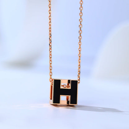 [Raffine] COLLAR DE ORO ROSA H CAGE